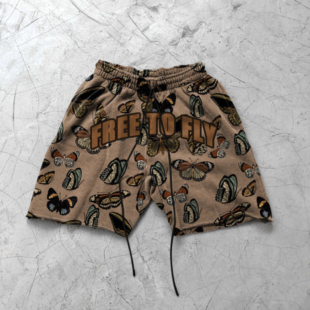 Butterfly Retro Free Flying Shorts
