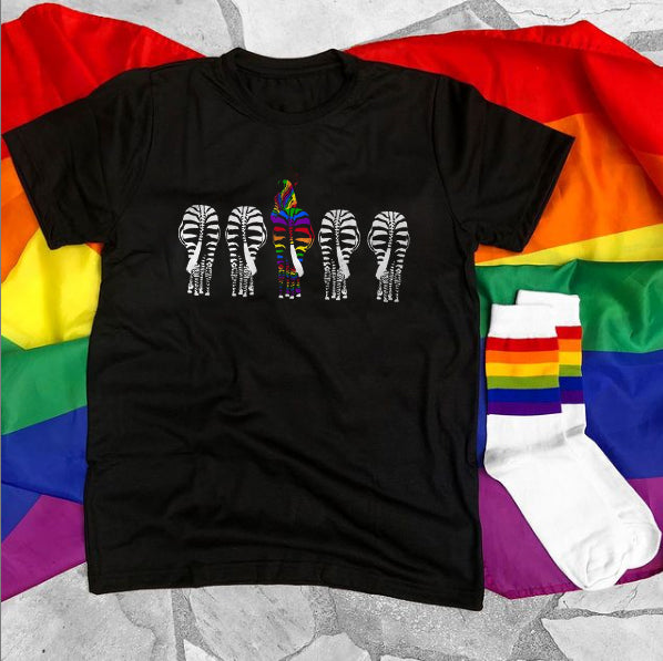 Zebra LGBT T-shirt