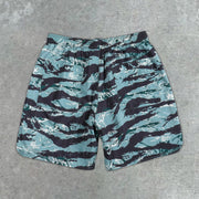 Fashionable personality tiger camouflage shorts