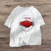 Personalized printed fashion short-sleeved T-shirt