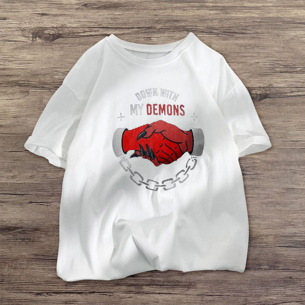 Personalized printed fashion short-sleeved T-shirt