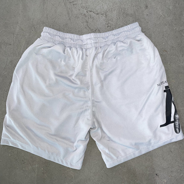 Casual printed sports mesh breathable shorts