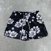 Stylish floral casual shorts