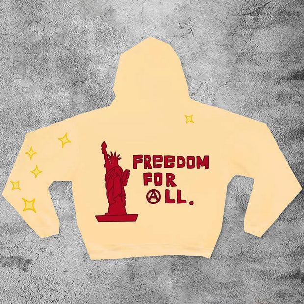 Freedom for skull hoodie