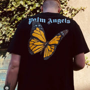 Street butterfly print T-shirt