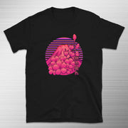 FUJI Cyberpunk Print Short Sleeve T-Shirt