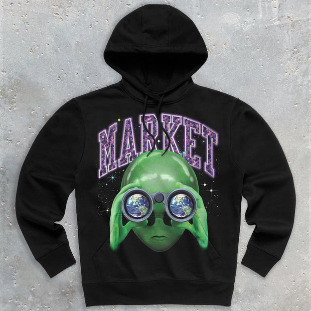 Casual aliens secretly observe casual sports home hoodie