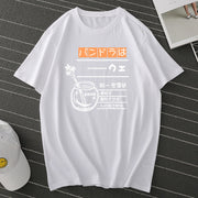 Street short-sleeved loose round neck casual Japanese T-shirt