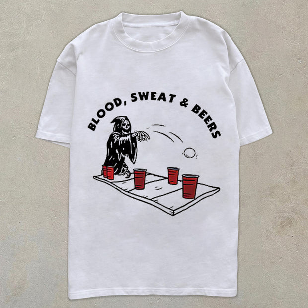 Blood Sweat Beer Fashion Men's T-Shirt