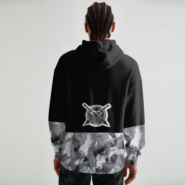 Personalized street style trendy fashion men's skull hoodie