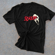 Scream Print Short Sleeve Comfort T-Shirt