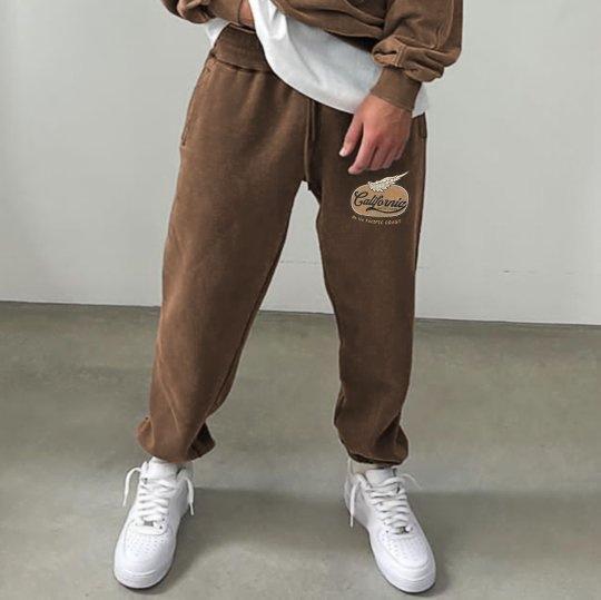 Casual street home brown trousers