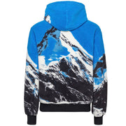 Landscape pattern personalized fashion polar fleece hoodie