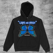 Casual retro butterfly sports hoodie