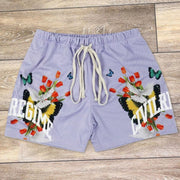 Butterfly fashion street shooting sports casual shorts