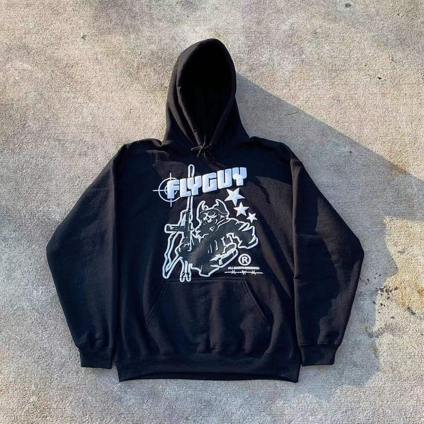 Skull corps casual street sports hoodie – vivstone