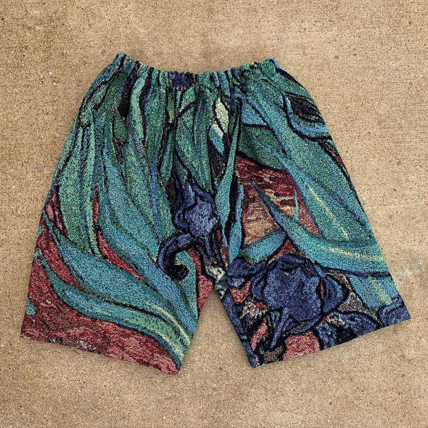 Vintage print shorts