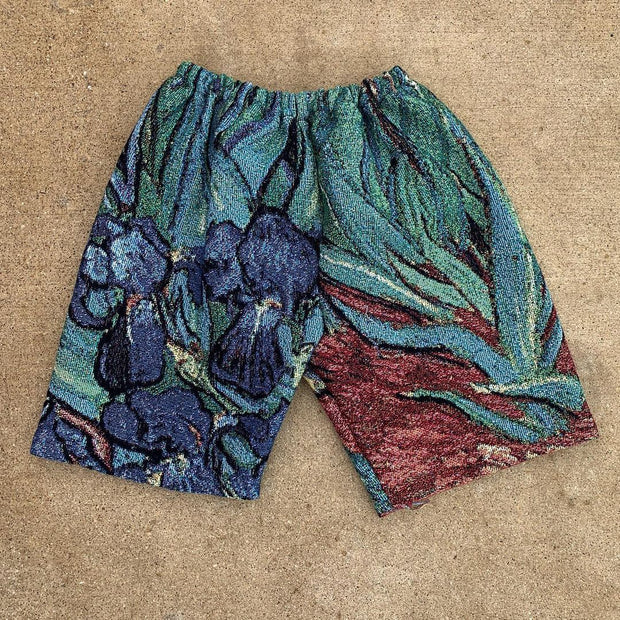 Vintage print shorts