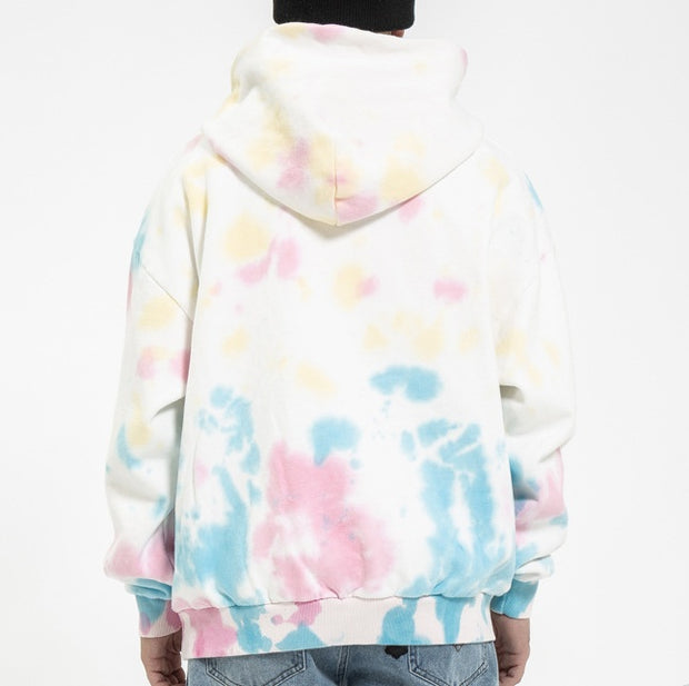 Tie-dyed loose trendy sweater