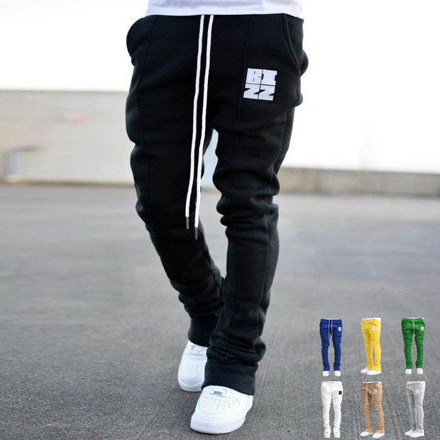 Casual and comfortable street straight pile pile trousers and sweatpants