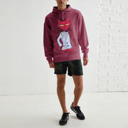 Fashion long-sleeved fox print hoodie
