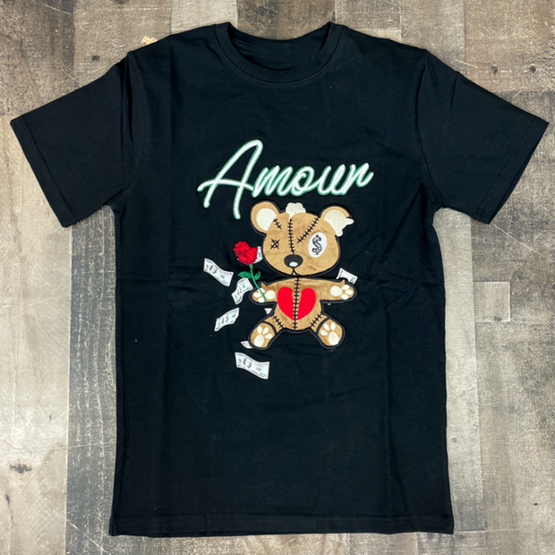 Personalized bear print T-shirt