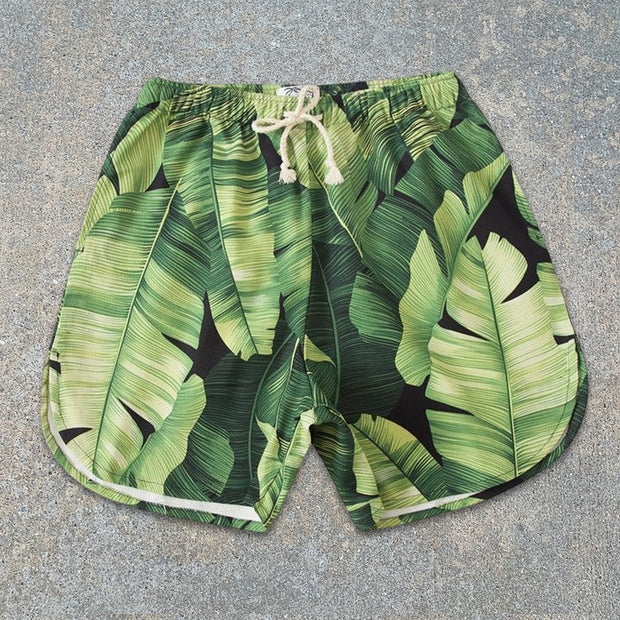 Banana Leaf Pattern Men's Shorts