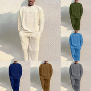 Men's Fashion Knitted Loose Casual Suits