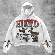 Trendy brand sports men's hoodie long sleeve street style