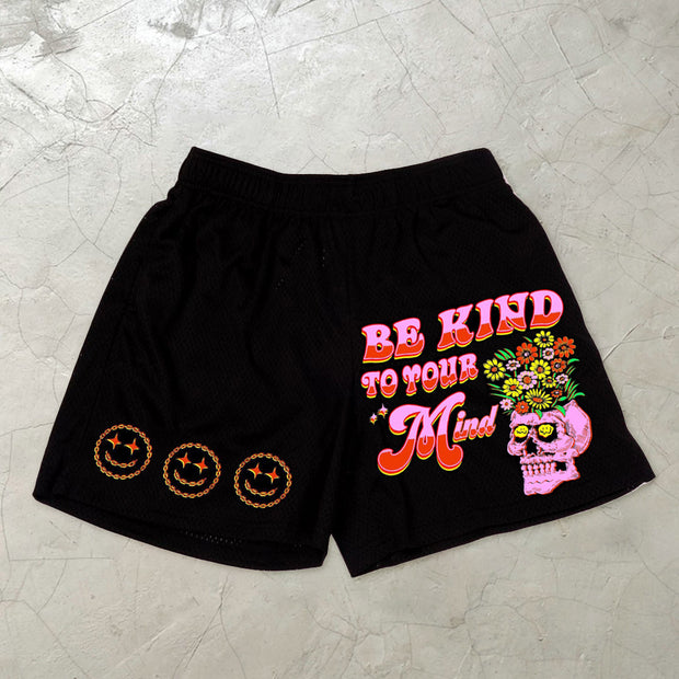 Personalized casual print sports shorts