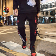Streamer overalls trendy men loose hip-hop pants men