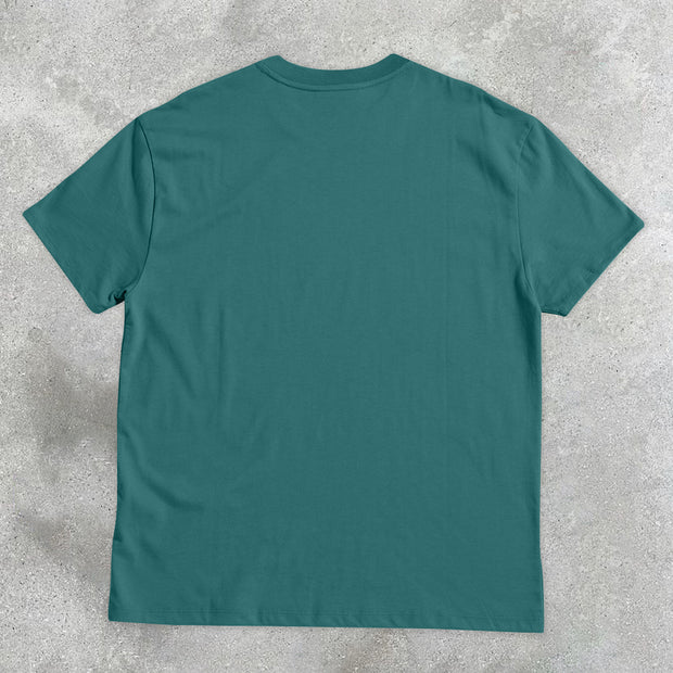 Astronaut Vintage Butterfly Print Short Sleeve T-Shirt