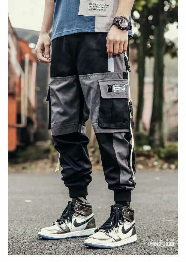 Overalls men's trendy brand hip-hop trousers