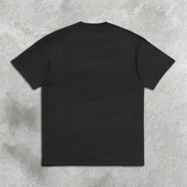 Angel Graphic Print Short Sleeve T-Shirt
