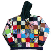 Casual fashion diverse pattern stitching hoodie