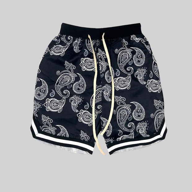 Cashew Flower Loose Tide Brand Five Points Casual Sports Pants