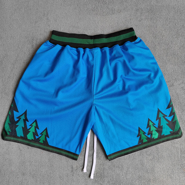 Forest basketball sports breathable casual shorts