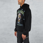 Hip-hop personality skull pattern casual loose hoodie