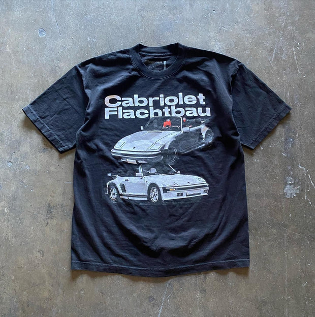 Fashion personality print car short-sleeved T-shirt