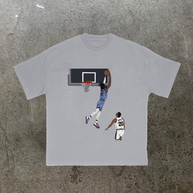 Basketball Fashion Retro Short Sleeve T-Shirt