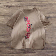 LOVE retro print short-sleeved T-shirt