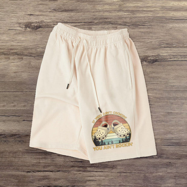 Personalized article print shorts