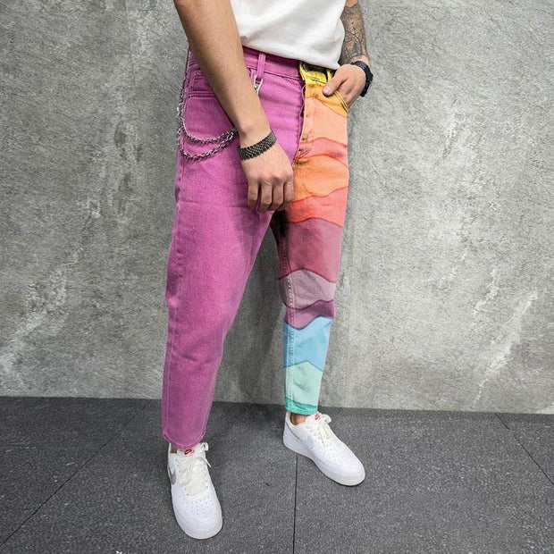 Fashion Trend Street Loose Casual Printed Pants