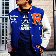 Casual style car rugby baseball jacket