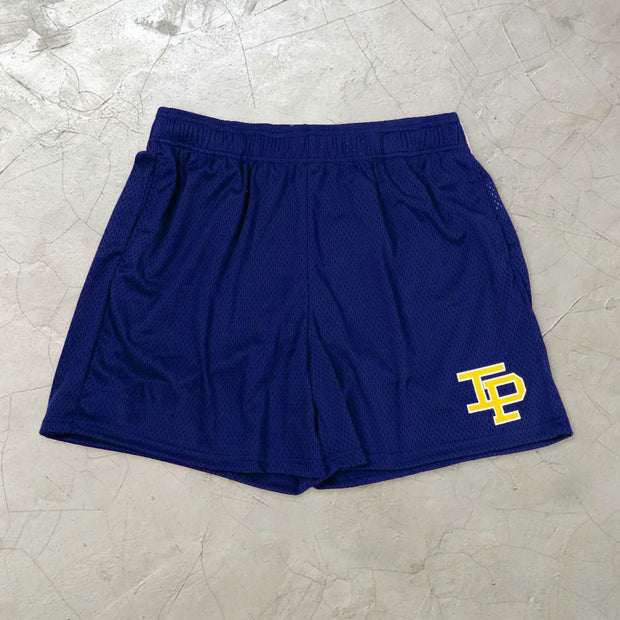 Personalized casual sports style mesh shorts men