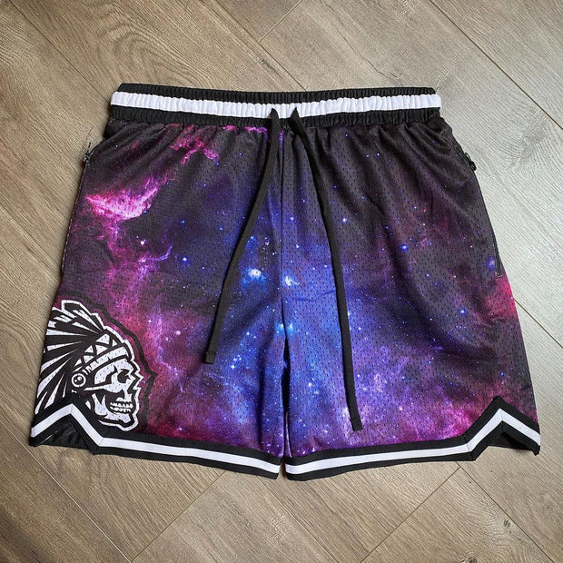 Personalized star print shorts