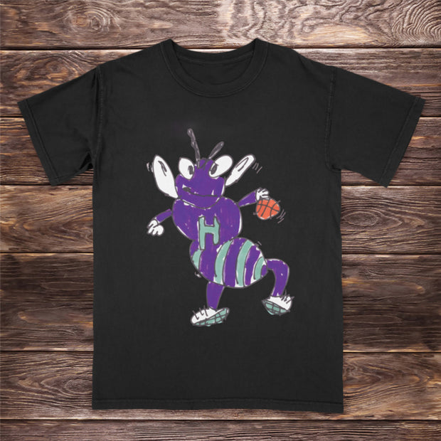 Street print basketball T-shirt