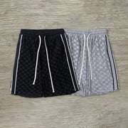 Personalized casual plaid shorts