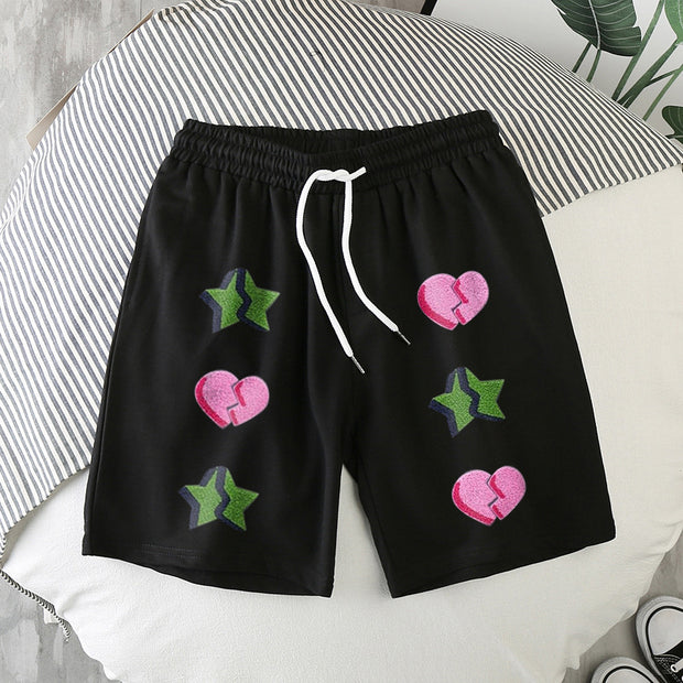 Trendy street cotton casual shorts