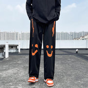 Sports casual pants smiley trousers